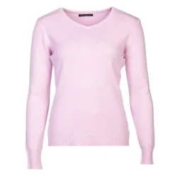 Pull col v laine et cachemire Femme BELLE FEMME