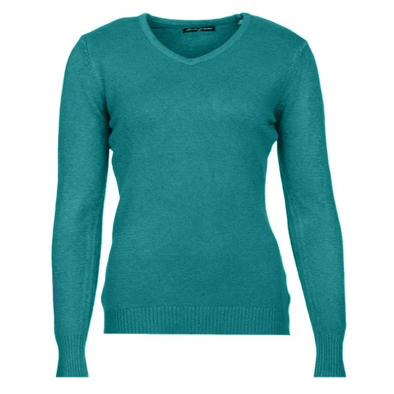 Pull col v laine et cachemire Femme BELLE FEMME