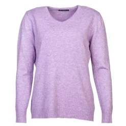Pull col v laine et cachemire Femme BELLE FEMME