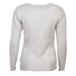 Pull col v laine et cachemire Femme BELLE FEMME