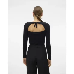 Pull cotelé holly karis décolleté dos Femme VERO MODA