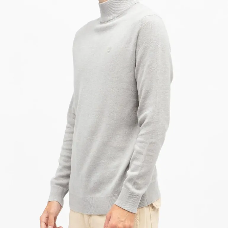 Pull coton col cheminé milano Homme BILL TORNADE