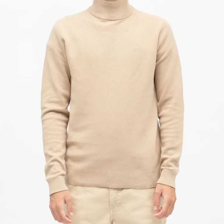 Pull coton col cheminé milano Homme BILL TORNADE