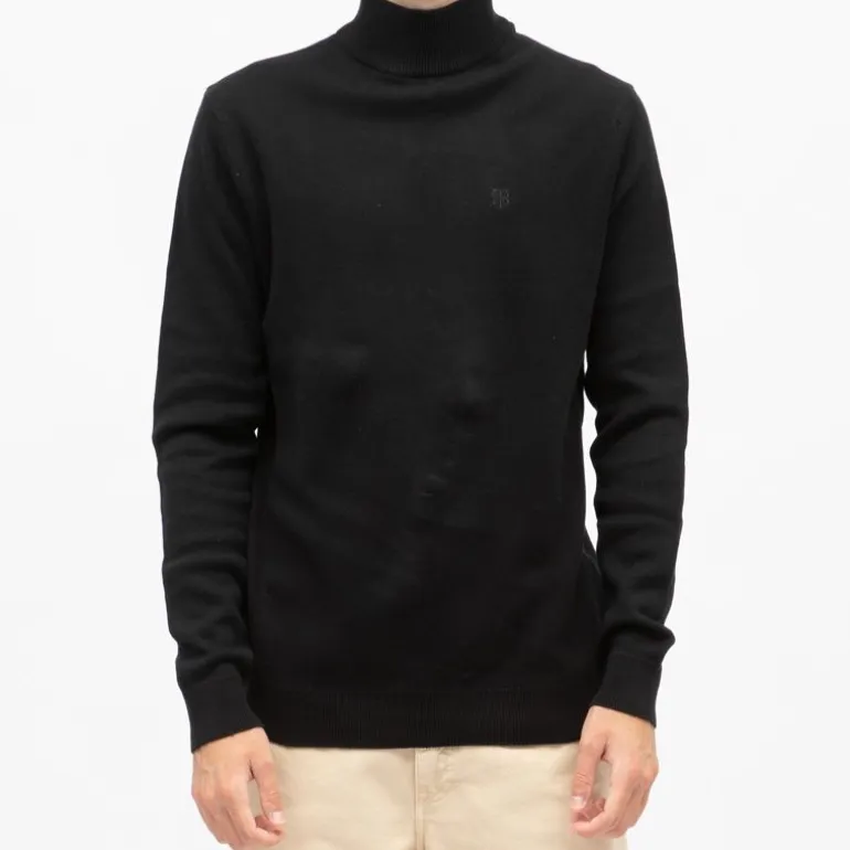 Pull coton col cheminé milano Homme BILL TORNADE