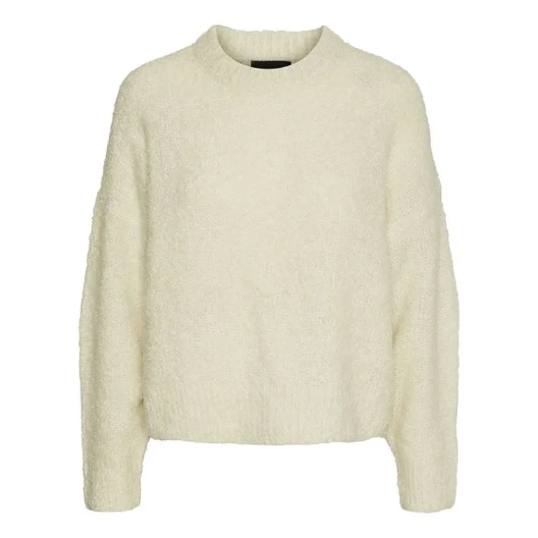 Pull couleur birch col rond Natherine Femme PIECES