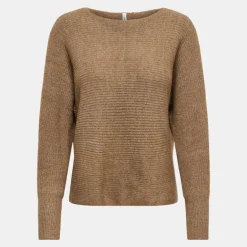 Pull dani maille tricotée col bateau Femme ONLY