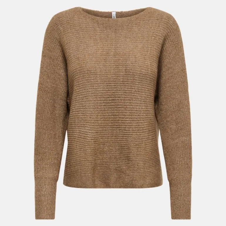 Pull dani maille tricotée col bateau Femme ONLY