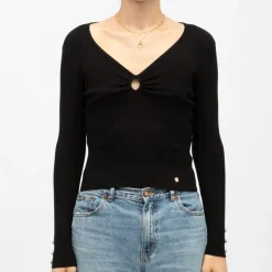 Pull décolleté V moza en maille fine Femme LA PETITE ETOILE