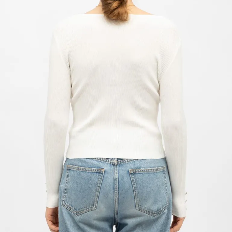 Pull décolleté V moza en maille fine Femme LA PETITE ETOILE