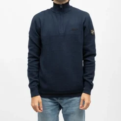 Pull demi zip col montant edmond Homme KAPORAL