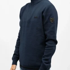 Pull demi zip col montant edmond Homme KAPORAL