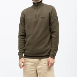 Pull demi zip col montant edmond Homme KAPORAL