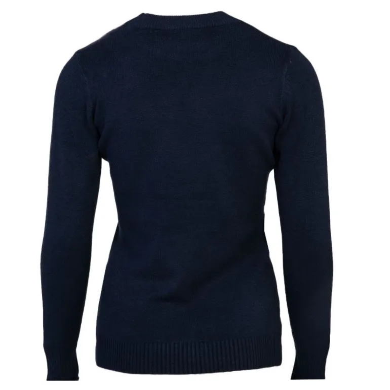 Pull en laine et cachemire col rond Femme BELLE FEMME