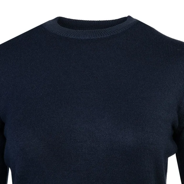 Pull en laine et cachemire col rond Femme BELLE FEMME