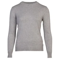 Pull en laine et cachemire col rond Femme BELLE FEMME