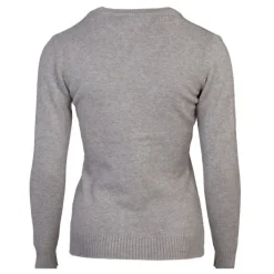 Pull en laine et cachemire col rond Femme BELLE FEMME