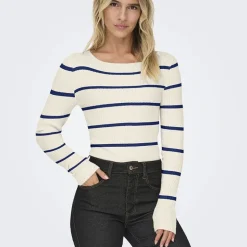 Pull en maille à rayure Femme ONLY