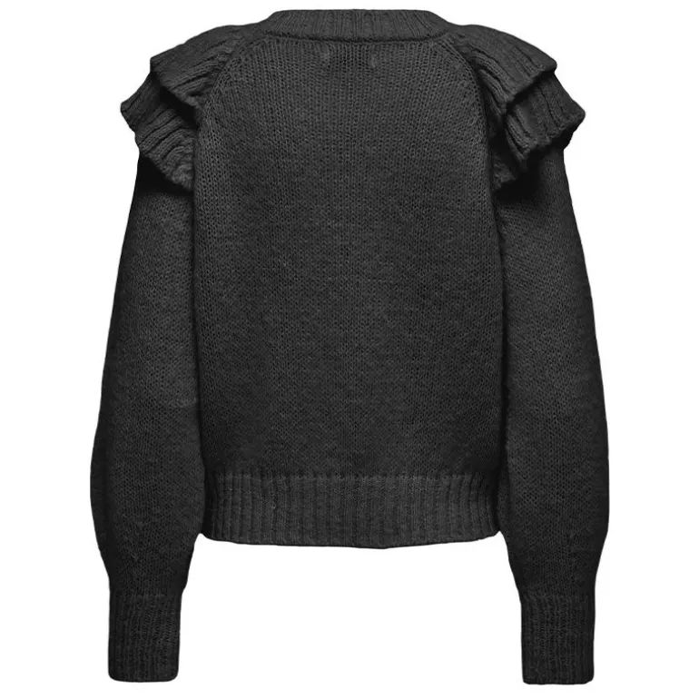 Pull en maille col rond à manches longues Alicia Femme ONLY
