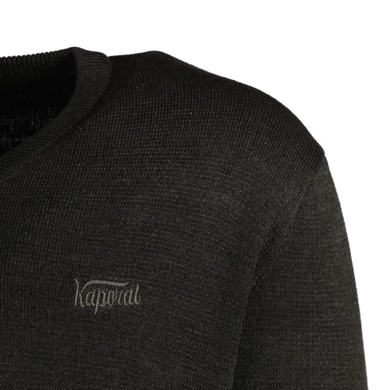 Pull en maille fine col v gerlando Homme KAPORAL