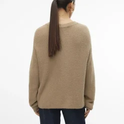 Pull en maille puff col rond Femme VERO MODA