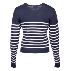 Pull femme raye bouton epaule rakel Femme BURTON OF LONDON