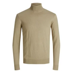 Pull fin col roulé coton mélangé Homme JACK & JONES