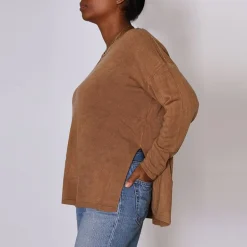 Pull fin col v victoria Femme ONLY