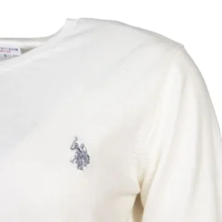 Pull fin en coton et cachemire Femme US POLO