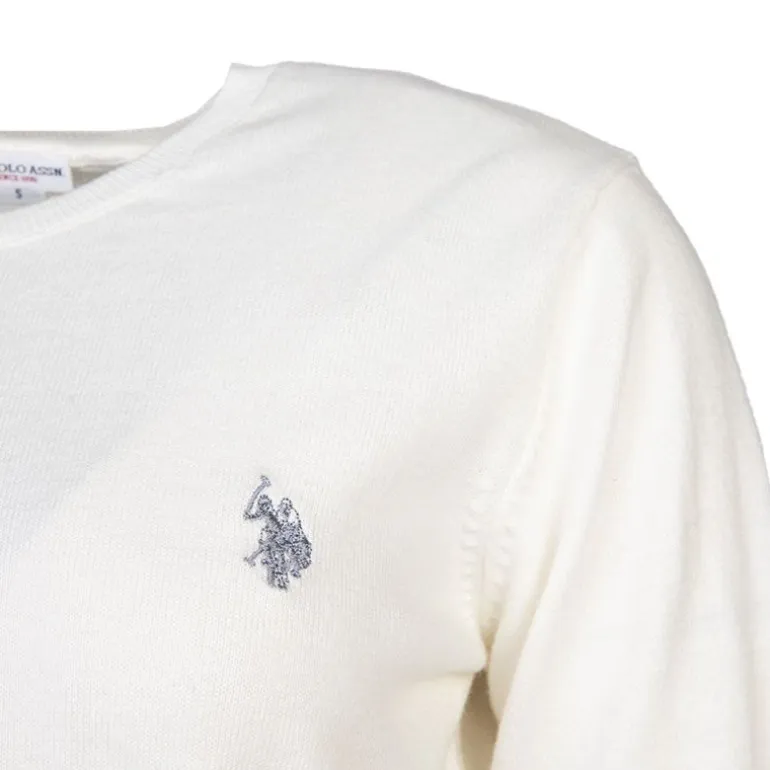 Pull fin en coton et cachemire Femme US POLO