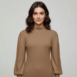 Pull fin manches ballons Kattie Femme ONLY