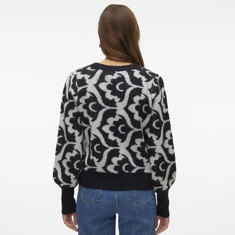 Pull jacquard Tari birch imprimé fleurs Femme VERO MODA