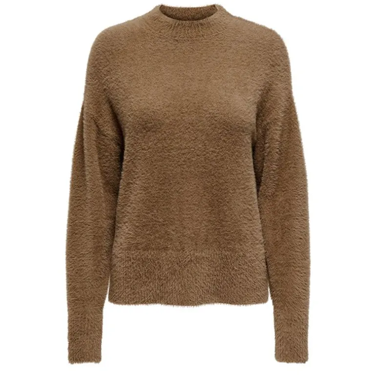 Pull Jola manches longues en maille avec col haut ann drop Femme JDY