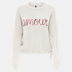 Pull katia avec amour brodé amour Femme ONLY