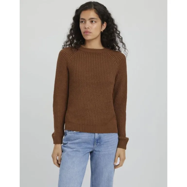 Pull Lea col ras de cou maille Femme VERO MODA