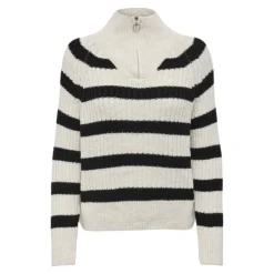 Pull maille col cheminée zippé Leise freya Femme ONLY