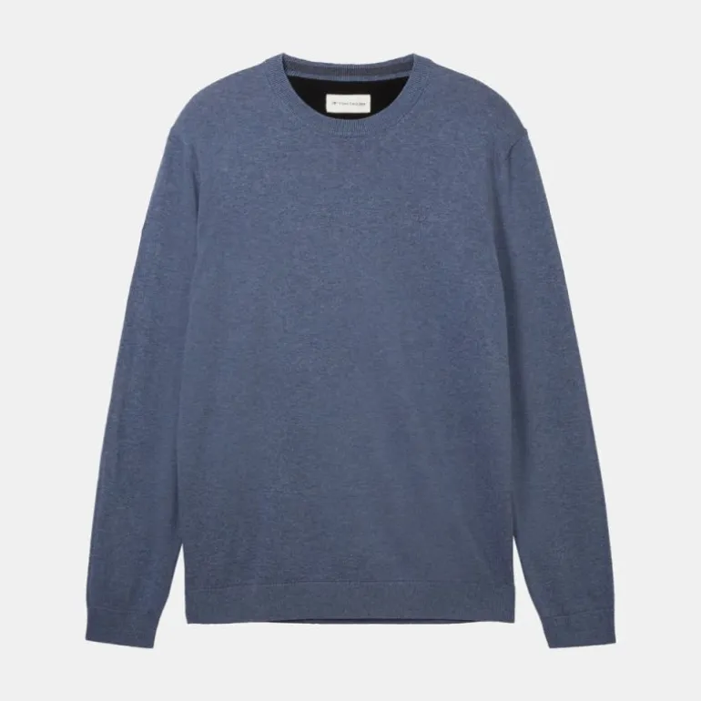 Pull maille fine col rond Homme TOM TAILOR