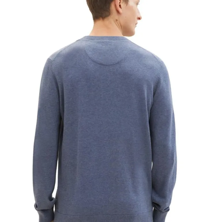 Pull maille fine col rond Homme TOM TAILOR