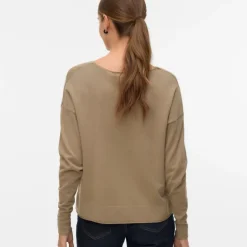 Pull maille fine col v breeze mermaid Femme VERO MODA