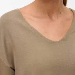 Pull maille fine col v breeze mermaid Femme VERO MODA