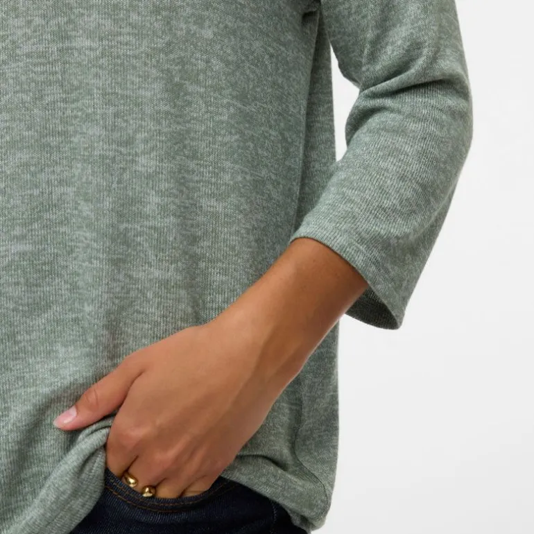 Pull maille fine oversize brianna manches 3/4 Femme VERO MODA