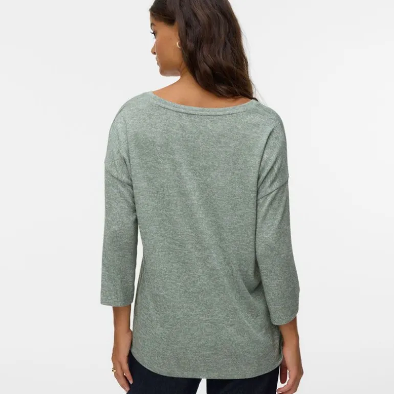 Pull maille fine oversize brianna manches 3/4 Femme VERO MODA