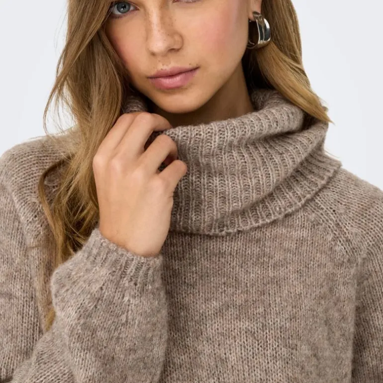Pull maille regular gila col roulé Femme ONLY