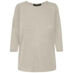 Pull manche 3/4 uni Femme VERO MODA