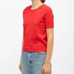 Pull maya col rond avec boutons colorés Femme LA PETITE ETOILE