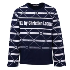 Pull motif rayures avec logo coton col rond Enfant CXL BY CHRISTIAN LACROIX