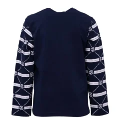 Pull motif rayures avec logo coton col rond Enfant CXL BY CHRISTIAN LACROIX