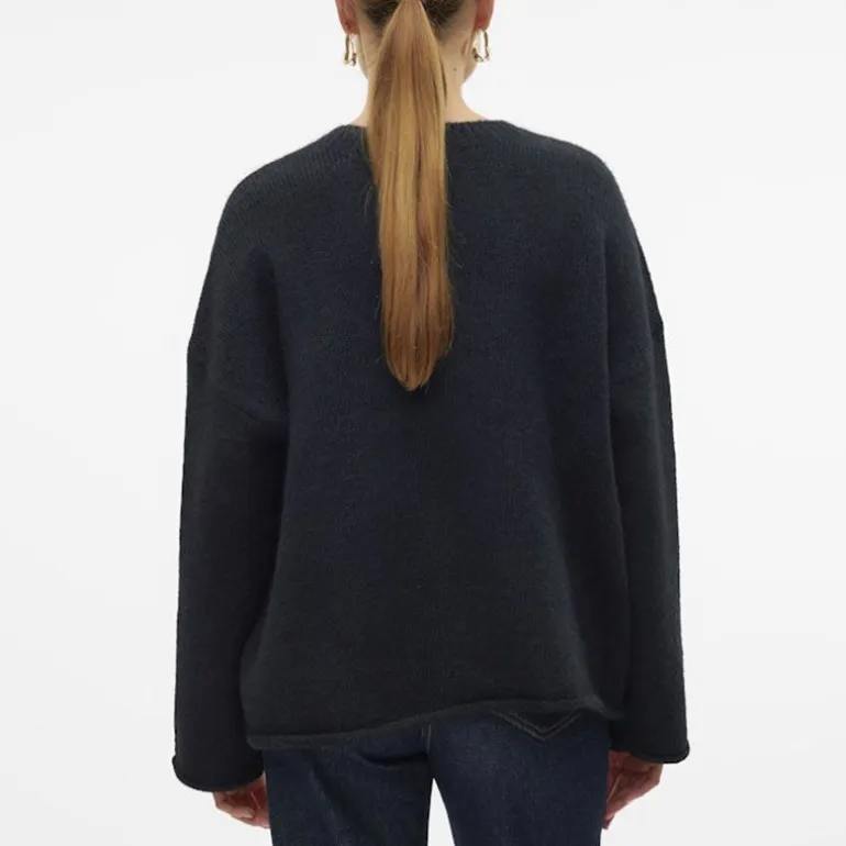 Pull Noelle avec ourlet col rond maille Femme VERO MODA