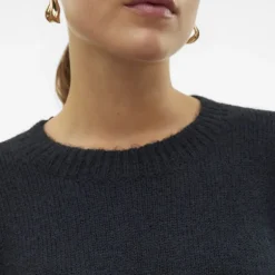 Pull Noelle avec ourlet col rond maille Femme VERO MODA