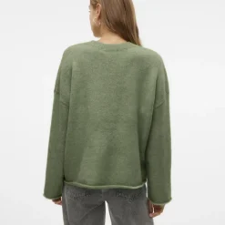Pull Noelle oversize en maille manches larges chiné Femme VERO MODA