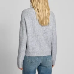 Pull Olla doux maille cotêlé Femme PIECES